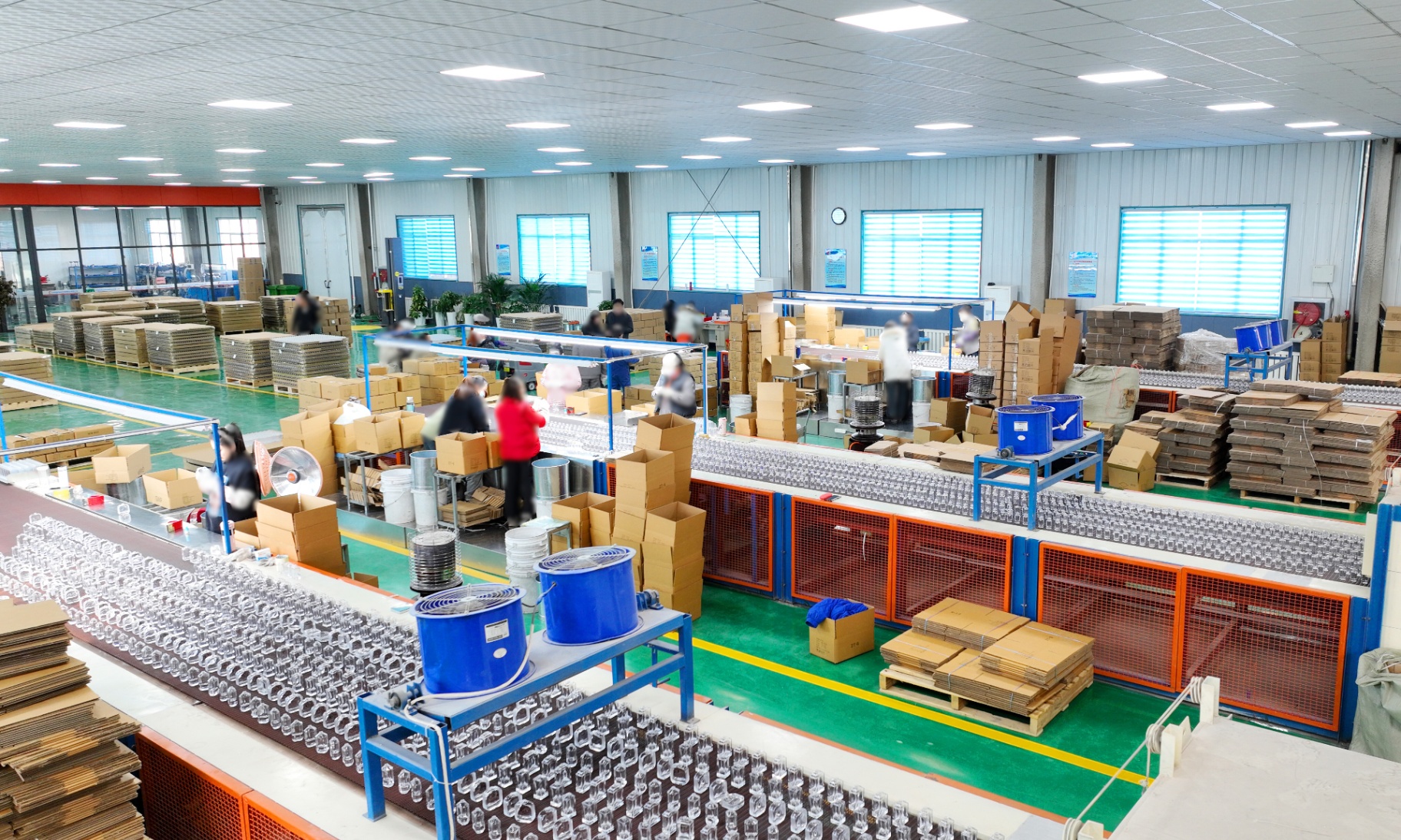 Rango Packaging glass bottle manufacturing facility interior